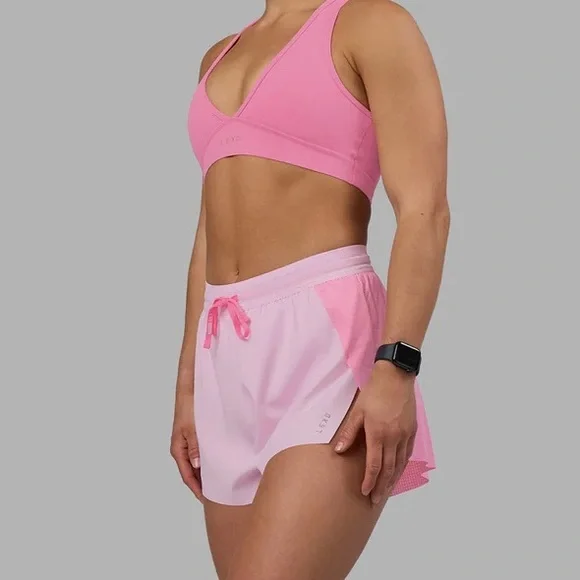 Brand New Women's Pink Athletic LSKD Shorts - Picture 3 of 7